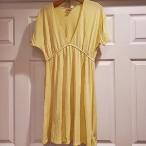 Yellow cotton dress